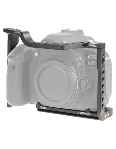 Jaula de Cámara FocusFoto para Canon EOS 90D 80D 70D - Aluminio CNC