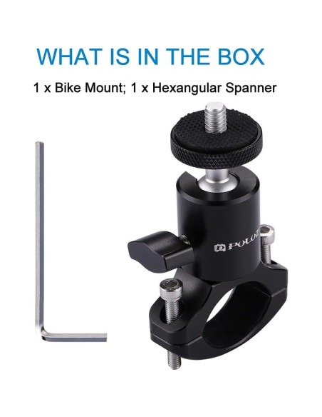 Soporte de Manillar PULUZ para Cámara de Bicicleta y Moto