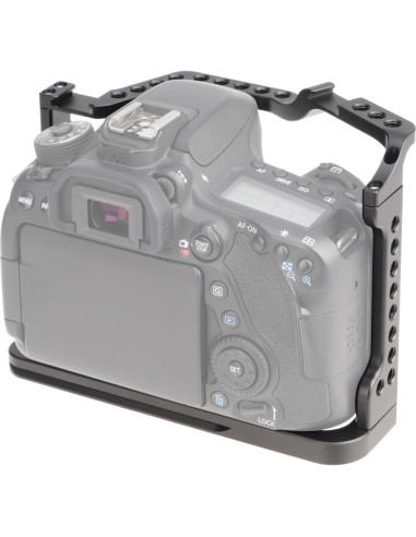 Jaula de Cámara FocusFoto para Canon EOS 90D 80D 70D - Aluminio CNC