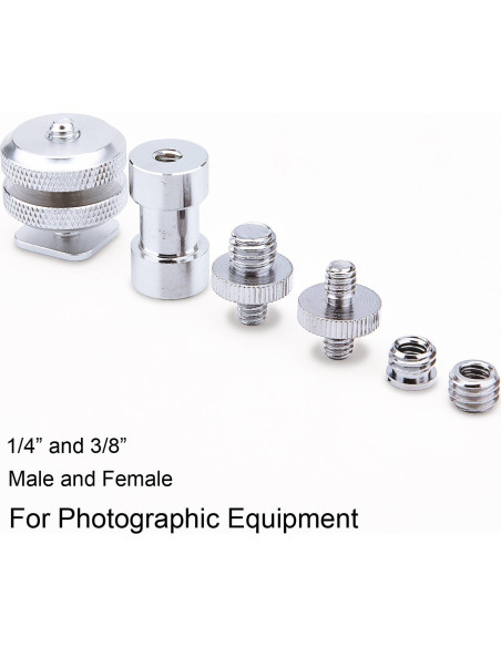 27 Piezas Adaptadores de Tornillo para Cámara SunmnDirectss