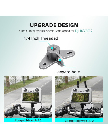 Soporte para Bicicleta DJI RC 2 Flymile con Cabezal 360