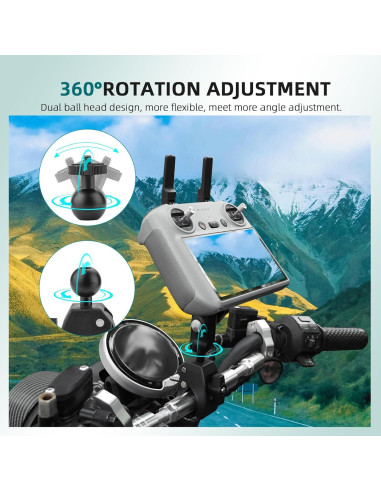 Soporte para Bicicleta DJI RC 2 Flymile con Cabezal 360
