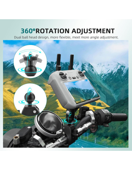 Soporte para Bicicleta DJI RC 2 Flymile con Cabezal 360