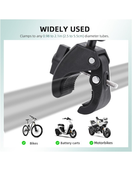 Soporte para Bicicleta DJI RC 2 Flymile con Cabezal 360