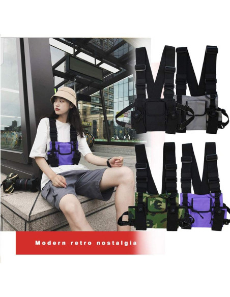 Bolsa de Pecho Impermeable BNYTXV Ajustable para Correr