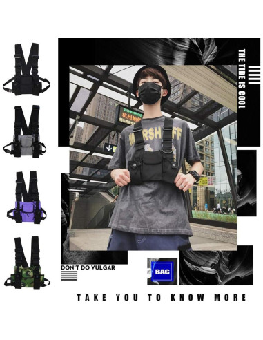 Bolsa de Pecho Impermeable BNYTXV Ajustable para Correr