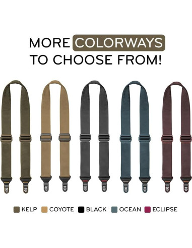 Correa para cámara Peak Design Slide Kelp 83.8-144.8 cm