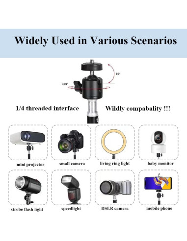 Soporte de trípode ajustable HANTAQ para proyector y cámara