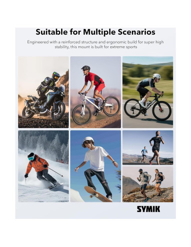 Arnés de Montaje en el Pecho SYMIK Ajustable para GoPro y DJI