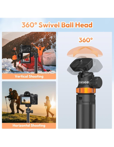 Trípode Extensible de Aluminio Rubesee PL-1021 200 cm