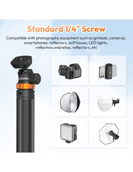 Trípode Extensible de Aluminio Rubesee PL-1021 200 cm