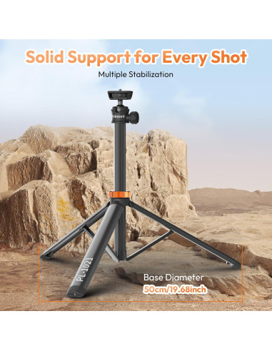 Trípode Extensible de Aluminio Rubesee PL-1021 200 cm