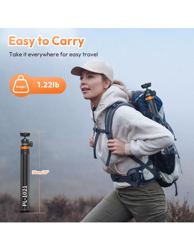 Trípode Extensible de Aluminio Rubesee PL-1021 200 cm