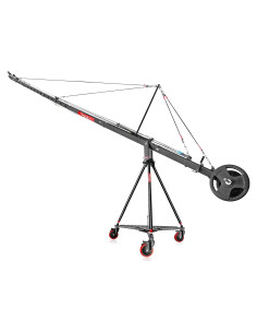 Grúa de cámara Proaim Wave-5P 24 pies con trípode y dolly