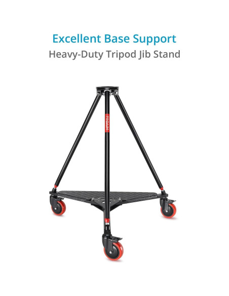 Grúa de cámara Proaim Wave-5P 24 pies con trípode y dolly