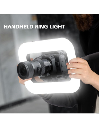 Anillo de Luz LED Portátil NANBEITONG con Batería 8000mAh