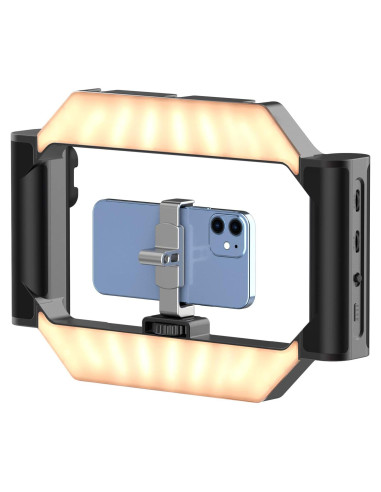 ULANZI U-Rig Luz Soporte de Mano con Control Remoto y Batería 5000mAh