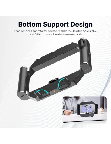 ULANZI U-Rig Luz Soporte de Mano con Control Remoto y Batería 5000mAh