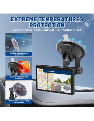 Soporte de Ventosa EWAY para Monitor de Cámara 4.3"/5"