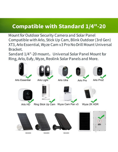 Soporte Flexible para Cámara TP-Link Tapo C200/C210/C220 - Sin Herramientas