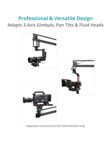 Grúa de Cámara PROAIM 14 pies para Gimbals y DSLR hasta 8kg