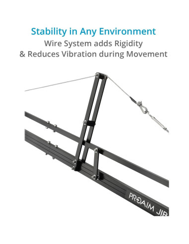 Grúa de Cámara PROAIM 14 pies para Gimbals y DSLR hasta 8kg