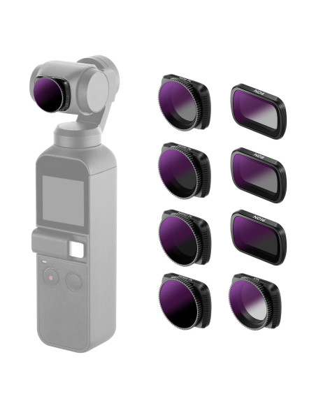 Kit de Filtros Magnéticos Neewer para DJI Osmo Pocket - 8 Piezas ND4 ND8 ND16 CPL