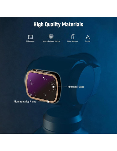 Kit de Filtros Magnéticos Neewer para DJI Osmo Pocket - 8 Piezas ND4 ND8 ND16 CPL