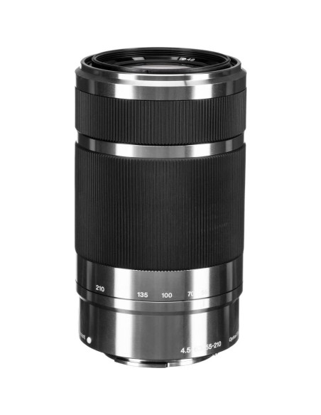 Lente Sony E 55-210mm f/4.5-6.3 OSS Plata + Kit de Filtros
