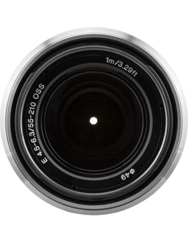 Lente Sony E 55-210mm f/4.5-6.3 OSS Plata + Kit de Filtros