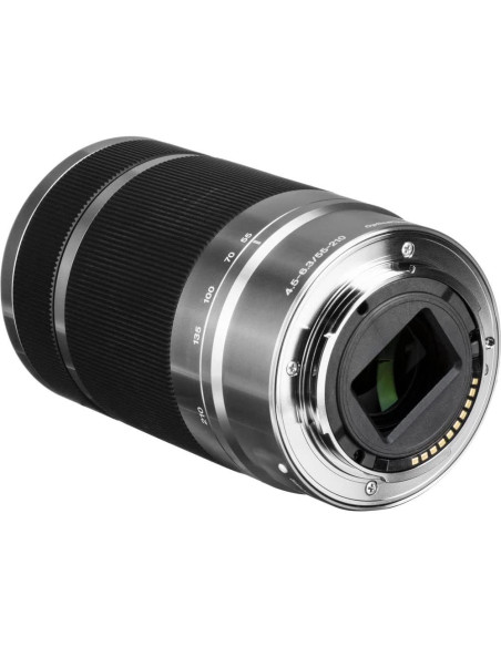 Lente Sony E 55-210mm f/4.5-6.3 OSS Plata + Kit de Filtros