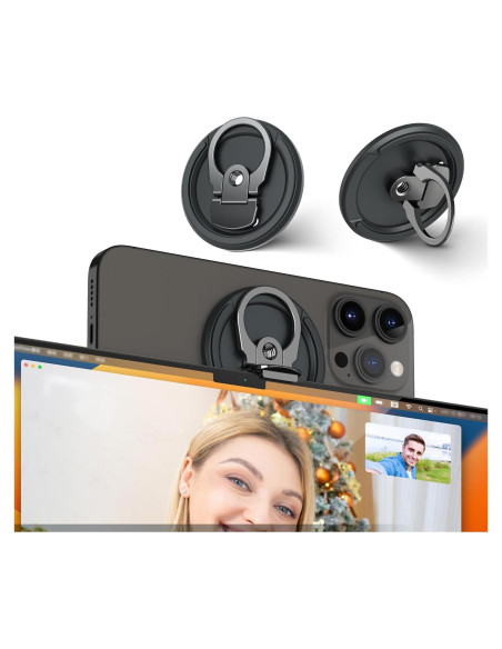 Soporte de Cámara de Continuidad PROfezzion para MacBook - Negro