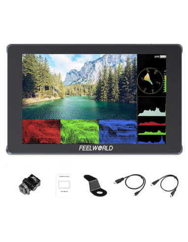Monitor de Campo FEELWORLD F7 Plus 7" 1200nit HDMI 4K