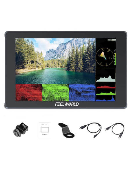Monitor de Campo FEELWORLD F7 Plus 7" 1200nit HDMI 4K