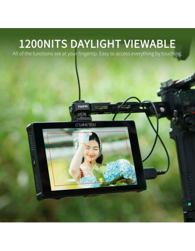 Monitor de Campo FEELWORLD F7 Plus 7" 1200nit HDMI 4K