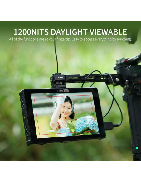 Monitor de Campo FEELWORLD F7 Plus 7" 1200nit HDMI 4K