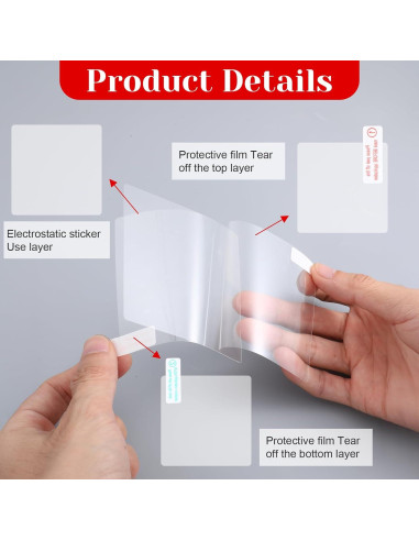 24 Pegatinas Electroestáticas para Cámara de Tablero Yolev