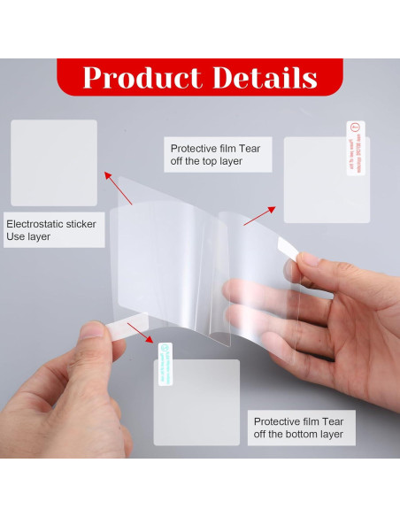 24 Pegatinas Electroestáticas para Cámara de Tablero Yolev