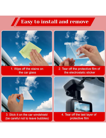 24 Pegatinas Electroestáticas para Cámara de Tablero Yolev