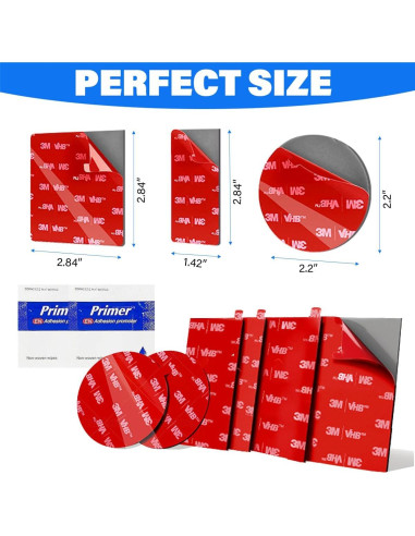 Almohadillas Adhesivas Doble Cara 3M VHB Cuadradas 4 Piezas