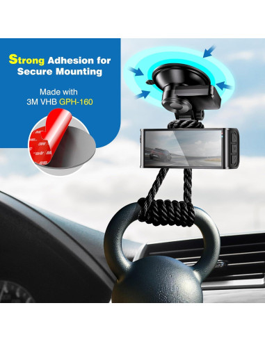 Almohadillas Adhesivas Tapsi 4pcs 80mm y 23mm para Soportes