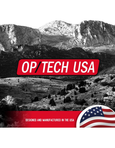 Bolsa Horizontal Neopreno OP/TECH USA 7302264 Grande Rojo