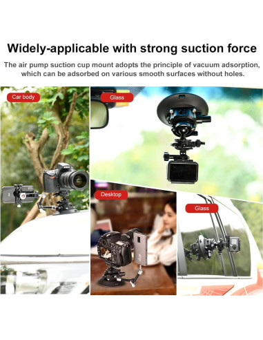 Soporte de Ventosa SUNWAYFOTO BS-01 para Cámara DSLR y GoPro