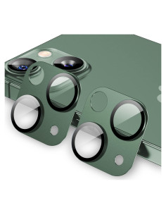 Protector de Lente de Cámara Korecase para iPhone 13 Mini - Verde