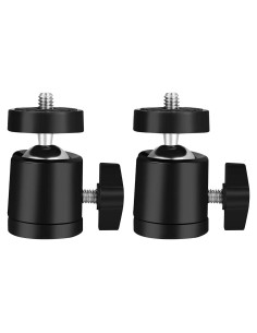 Cabezal de bola mini Genérico 360 para trípode - Paquete de 2