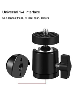 Cabezal de bola mini Genérico 360 para trípode - Paquete de 2 2