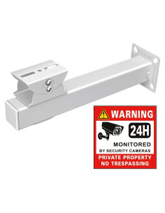 Soporte de cámara de seguridad CCTV SAMIDEA - Acero resistente, ajuste universal