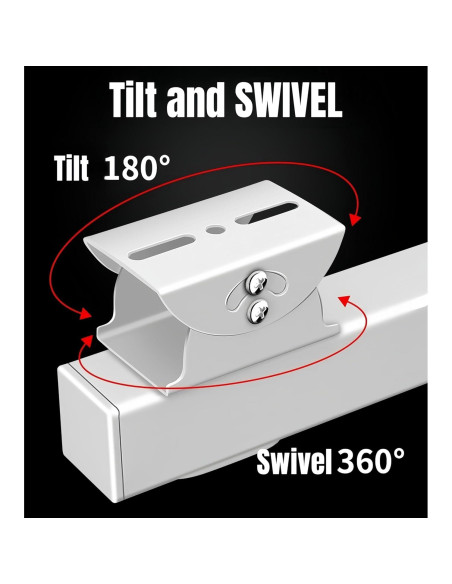 Soporte de cámara de seguridad CCTV SAMIDEA - Acero resistente, ajuste universal