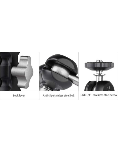 Brazo Mágico Triple Articulado Leofoto AM-2L para Smartphone