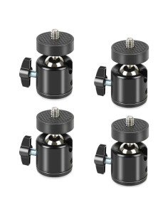 Cabezal de bola mini 1/4" Acuxiaza para trípode 360